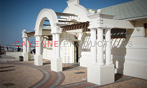 Locations City Classic, Muizenberg, Cape Town, South Africa. Cayenne Productions.